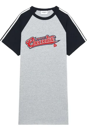 Chocoolate Vestido estilo camiseta con logo