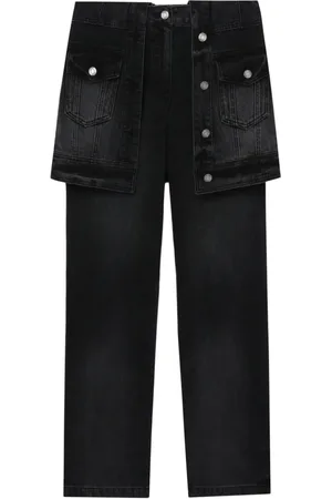 JUUN.J Pantalones vaqueros con capa de falda