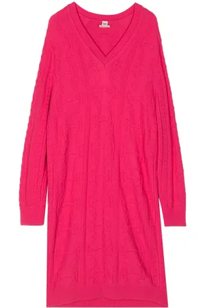 Hermès Vestido de punto de intarsia