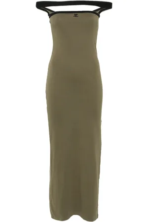 Courrèges Vestido Contrast Hyperbole