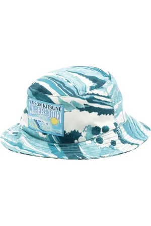 Maison Kitsuné Sombrero de pescador con motivo tie-dye de x Vilebrequin
