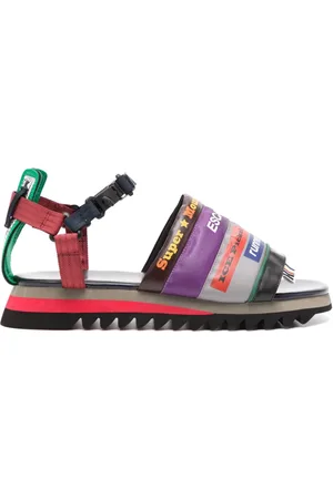 Kolor Sandalias con hebilla y diseño patchwork