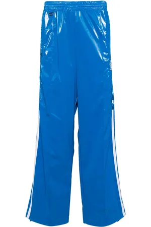 DOUBLET Pantalones de chándal Laminate Track bordados