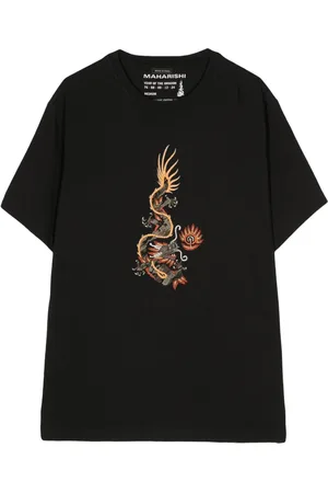 Maharishi Camiseta con bordado Dragon