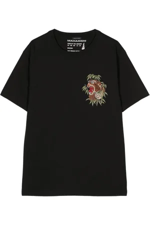 Maharishi Camiseta con bordado Tiger
