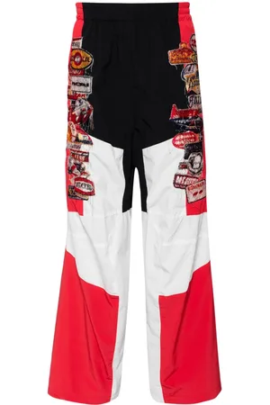 DOUBLET Pantalones de chándal con paneles