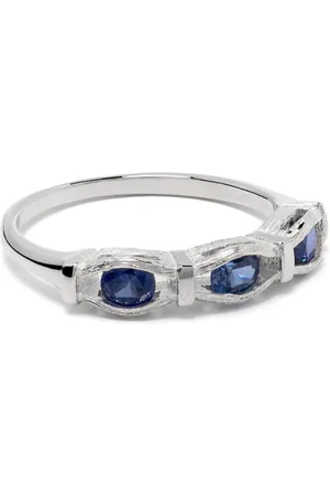 Bleue Burnham Anillo Sacred Oak con zafiro