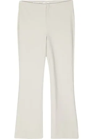 Vince Pantalones acampanados de talle medio