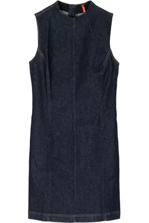 Spanx Vestido vaquero corto sin mangas
