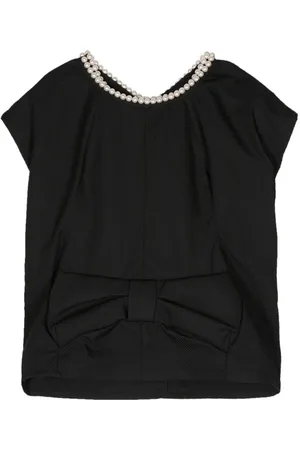 JUNYA WATANABE Top sin mangas con detalle de lazo