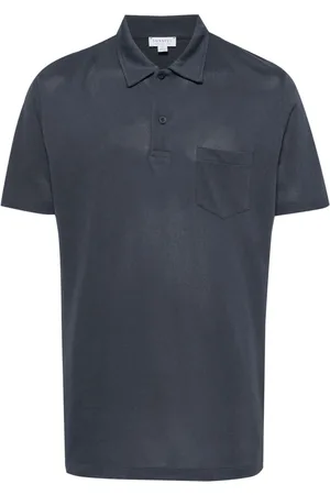 Sunspel Polo con bolsillo de parche