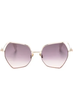 Vivienne Westwood Gafas de sol Hardware con montura hexagonal
