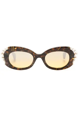 Vivienne Westwood Gafas de sol Vivienne Pearl con montura oval