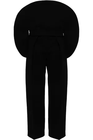 Jacquemus Pantalones rectos con apliques oversize
