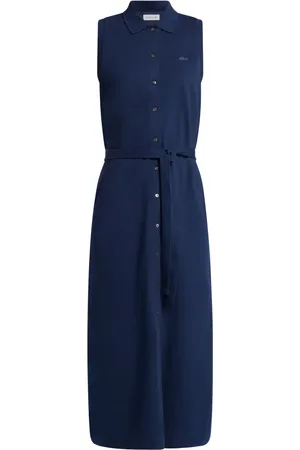 Lacoste Vestido con parche del logo