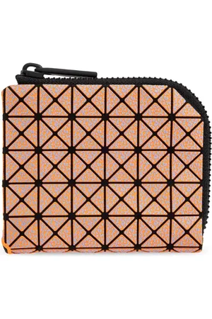 Issey Miyake Cartera con motivo geométrico