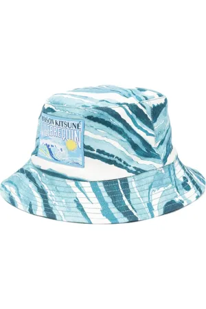 Maison Kitsuné Sombrero de pescador con motivo abstracto