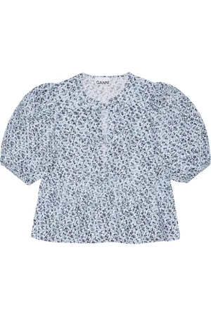 Ganni Blusa con estampado floral