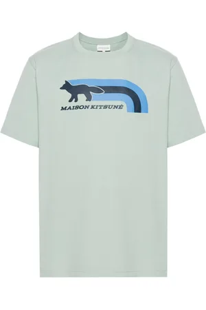 Maison Kitsuné Camiseta con logo