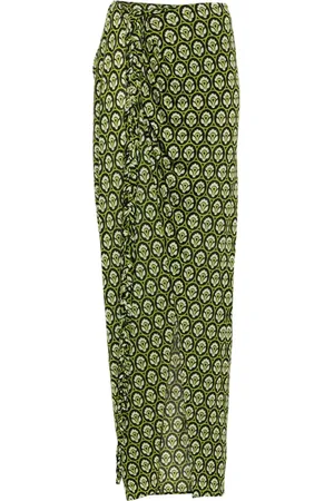 Etro Falda larga cruzada con estampado Aurea