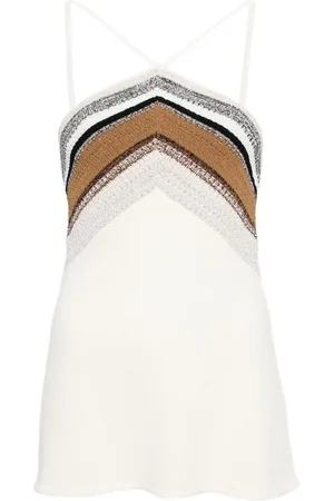 Proenza Schouler Top Bella con cuello halter