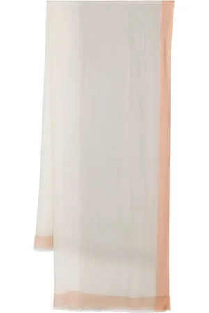 N.PEAL Pashmina con bordes en contraste