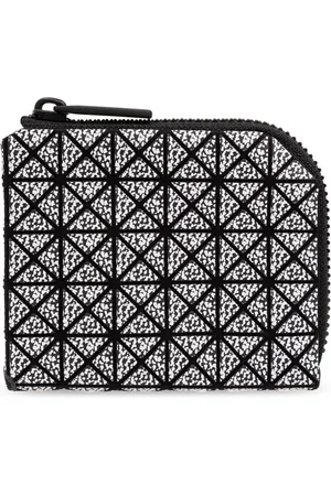 Issey Miyake Cartera con motivo geométrico