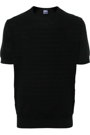 FEDELI Camiseta con motivo geométrico