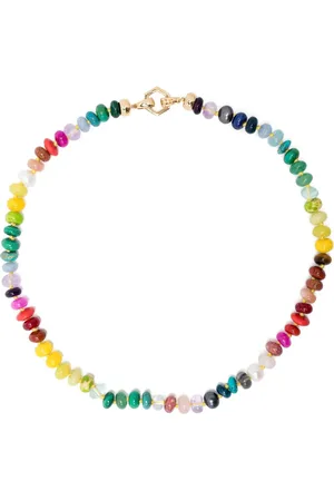 HARWELL GODFREY Collar Rainbow Foundation en oro amarillo de 18kt con múltiples piedras
