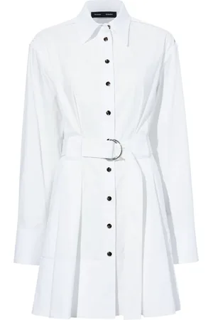 Proenza Schouler Vestido camisero de manga larga