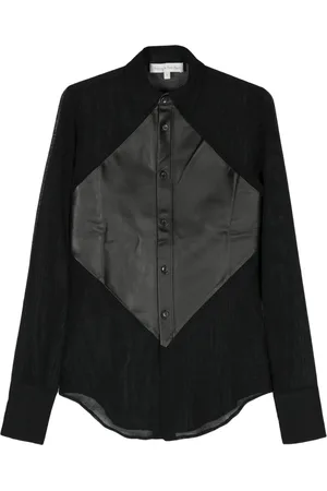 Ludovic De Saint Sernin Camisa con paneles en contraste