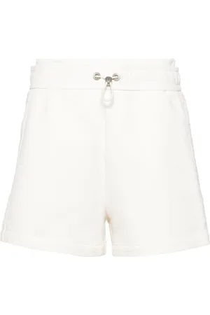 Moose Knuckles Pantalones cortos Mixmedia con placa del logo