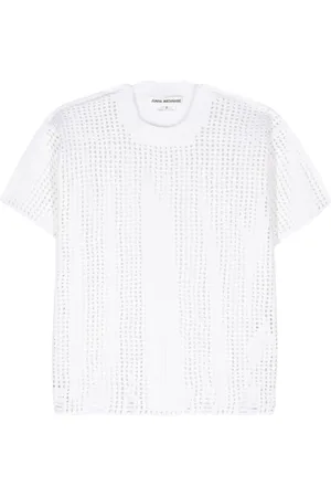 JUNYA WATANABE Top de punto flojo a paneles