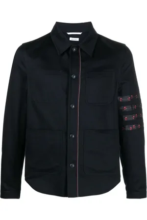 Thom Browne Sobrecamisa con motivo floral