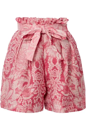 Erdem Pantalones cortos con motivo floral en jacquard