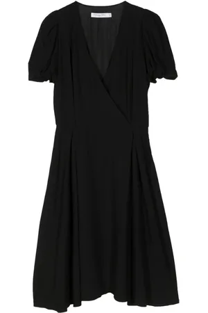 Dior Vestido corto con diseño cruzado