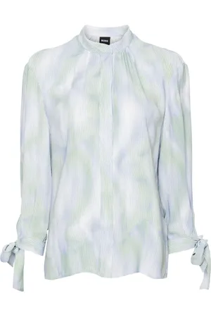 HUGO BOSS Blusa con rayas abstractas