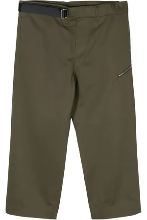OAMC Pantalones capri con cinturón