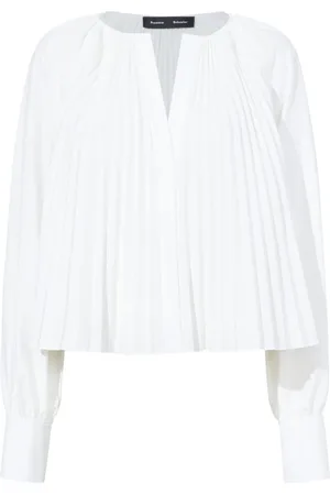 Proenza Schouler Blusa Monica con pliegues