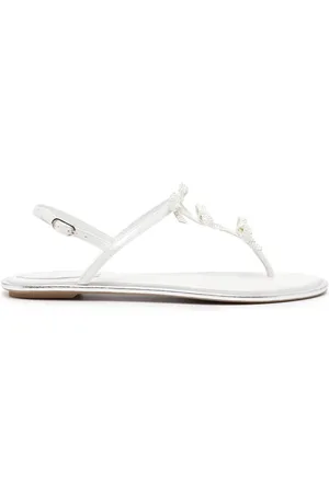 RENE CAOVILLA SANDALIAS CATERINA CON TIRA BLANCA 10
