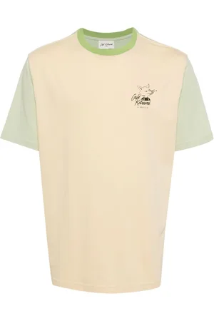 Café Kitsuné Camiseta con diseño colour block