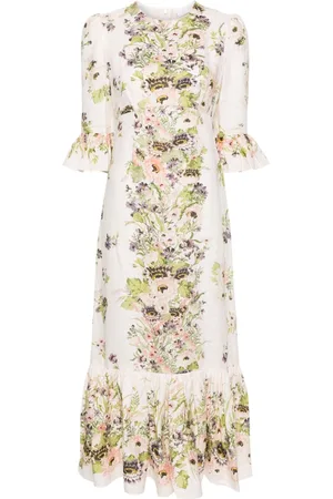 ZIMMERMANN Vestido largo Halliday con estampado floral