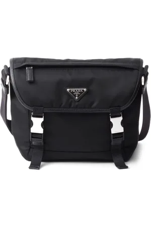 Prada Bolso de hombro con parche del logo
