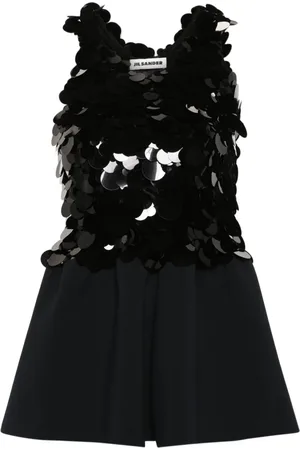 Jil Sander Top con lentejuelas