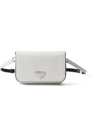 Prada Bolso de hombro de piel saffiano