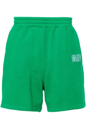 AWAKE NY Pantalones cortos de chándal con parche del logo
