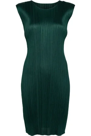 PLEATS PLEASE ISSEY MIYAKE Vestido con efecto plisado