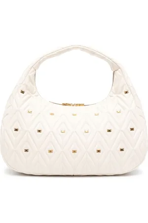 Elisabetta Franchi Bolso shopper con acolchado de rombos