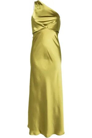 BLANCA Vestido de fiesta de una sola manga con satén