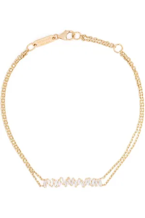 Suzanne Kalan Pulsera en oro amarillo de 18kt con diamantes